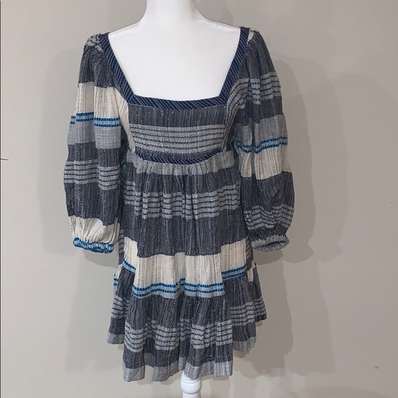 Free People All Lined Up Mini Dress - Picture 5 of 7